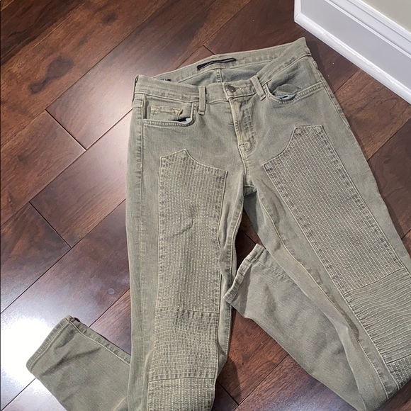 JBrand Green Patterned Jeans - Picture 1 of 6